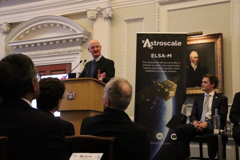 Lord Willets speaking during his presentation